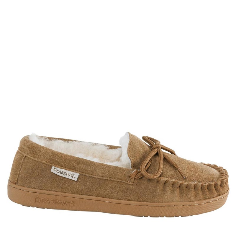 BEARPAW Men's Moc II Hickory Size 10 | Men's Casual Pull On Shoe | Durable & Comfortable Footwear for Men - Image 2